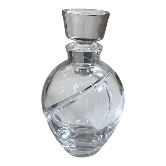 Waterford Siren Crystal Glass Perfume Bottle 5" Vintage w/ Stopper Original Box - Picture 10 of 12